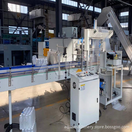 Full Automatic PE Printed Shrink Film Wrap Machine & Can Shrink Packaging Line